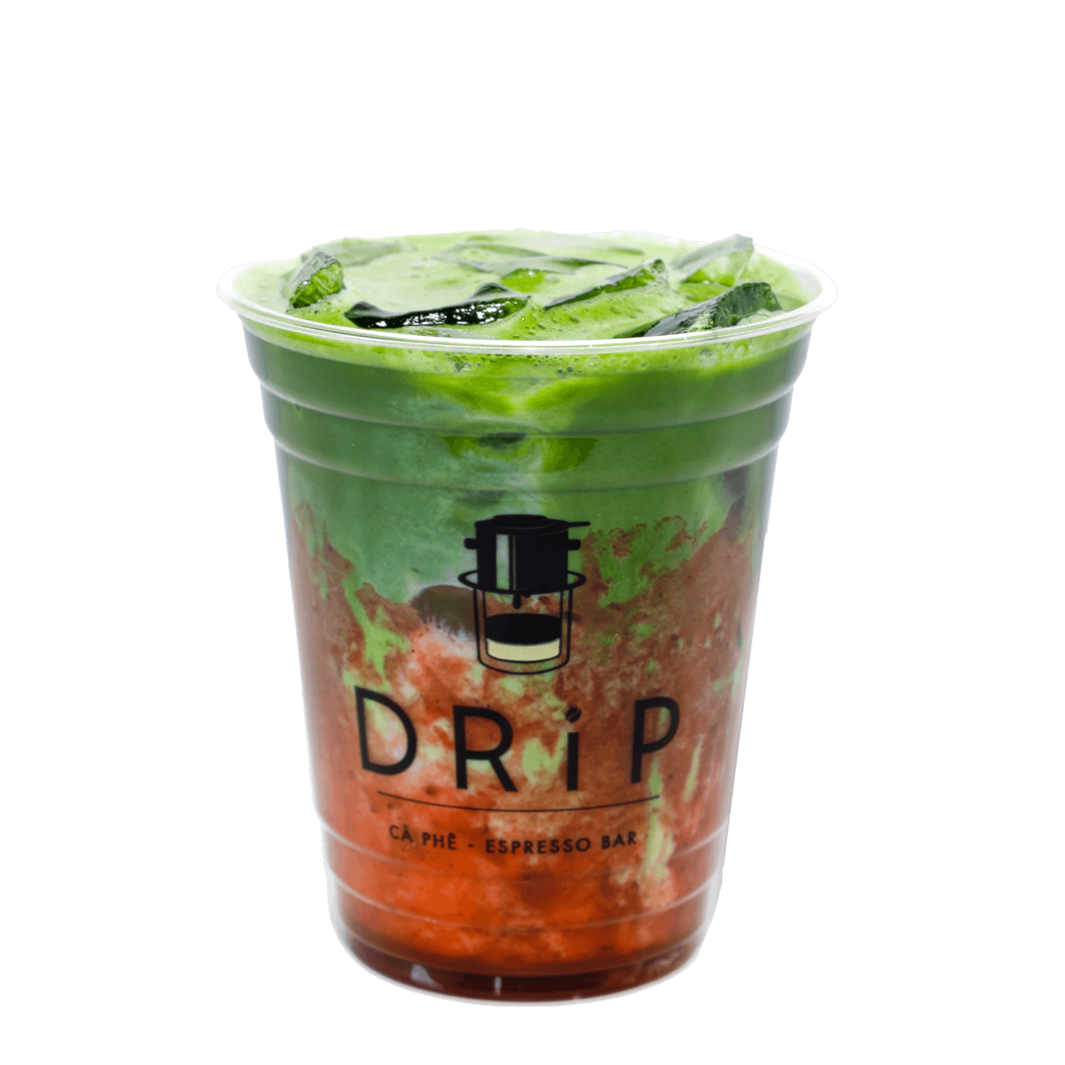 strawberry matcha latte