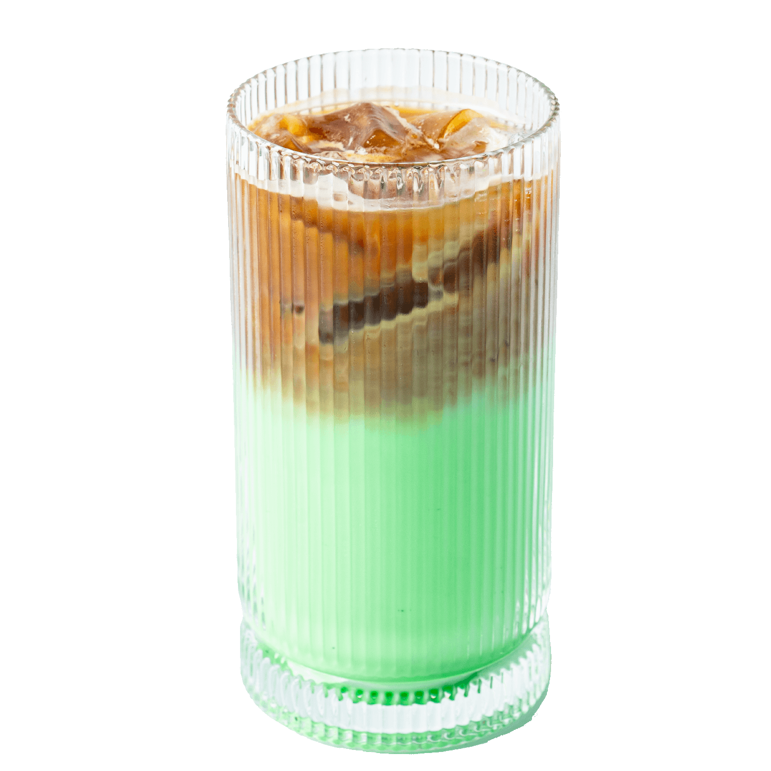 pandan espresso latte